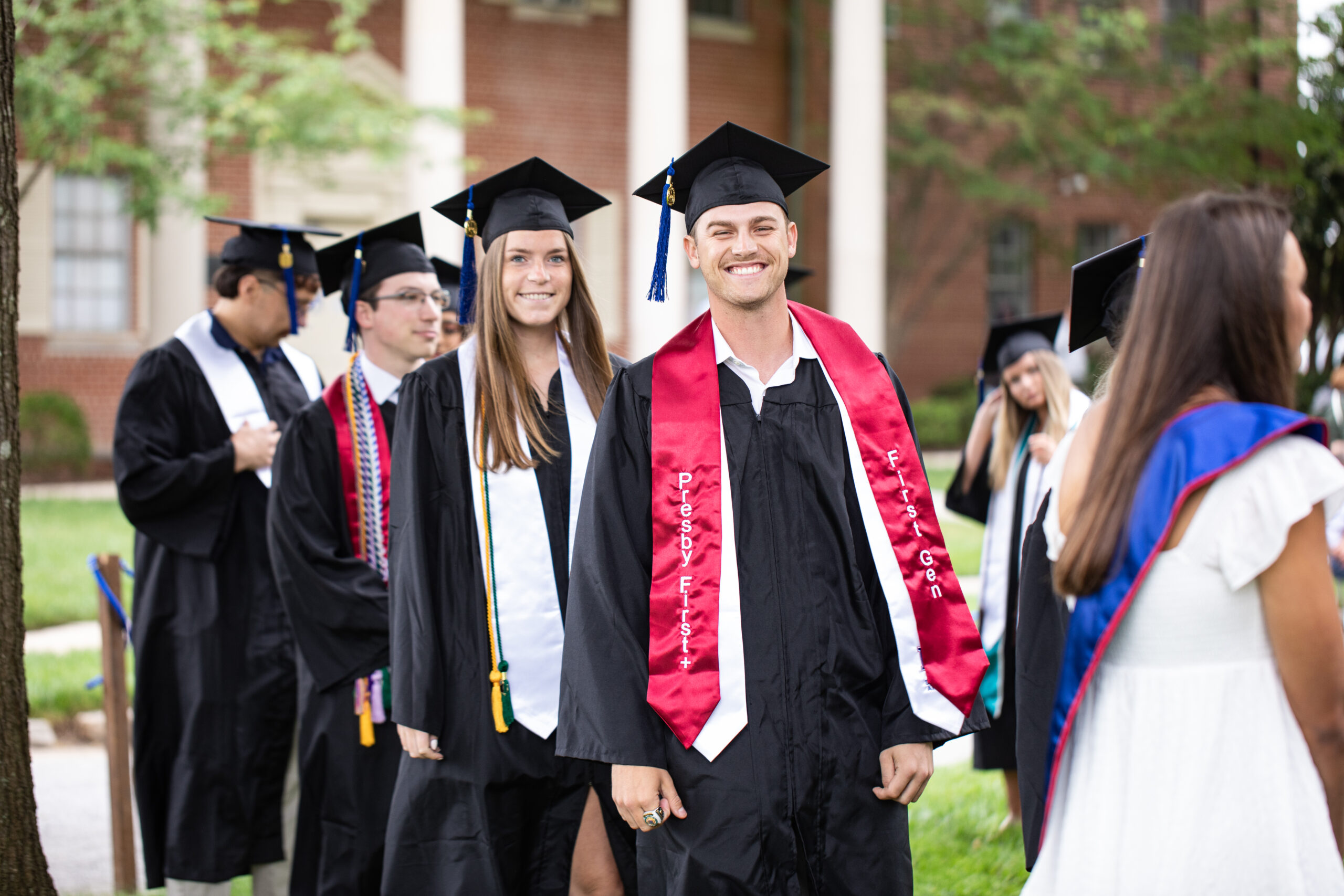Picture of students graduating from Presbyterian College in 2025.