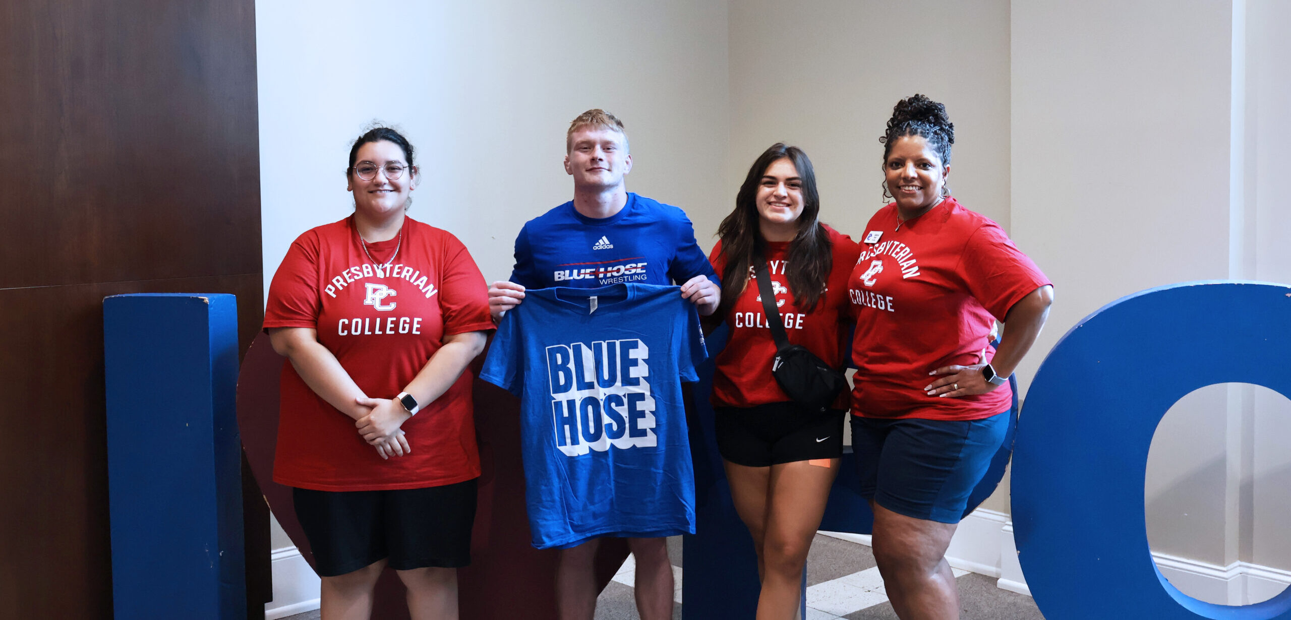 Presbyterian College students and staff at our annual Connect2PC launching ceremony.