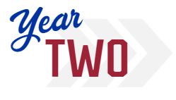Year two logo. 
